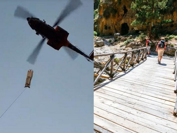 Τραυματίστηκε πεζοπόρος στο φαράγγι της Σαμαριάς – Σηκώθηκε ελικόπτερο